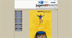 Desktop Screenshot of jugend-forscht.saarland.de